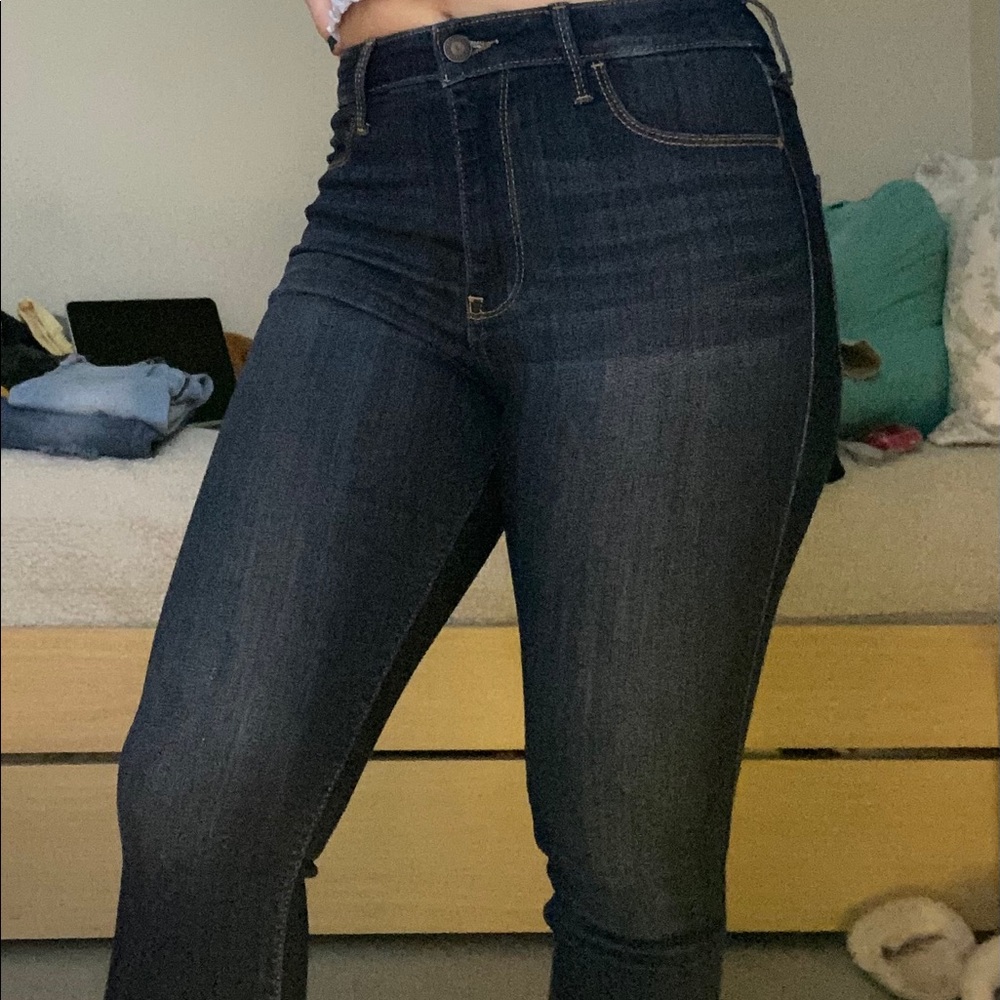 Hollister Dark Blue Skinny Jeggings